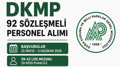 DKMP 92 Sözleşmeli Personel Alımı 2026 Başladı! En Az Lise Mezunu ve 50 KPSS ile