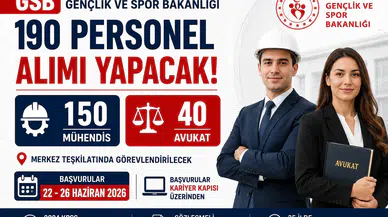 GSB 190 Sözleşmeli Personel Alımı Başlıyor! 150 Mühendis ve 40 Avukat İ