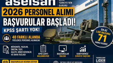 ASELSAN 2026 Personel Alımı Başladı! KPSS Şartsız Onlarca Kadro