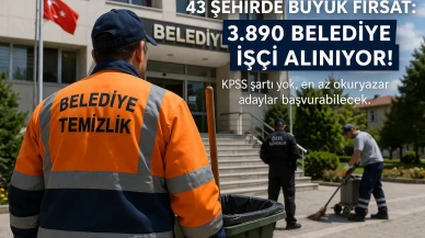 İŞKUR Belediye Personel Alımı 2026 43 Şehirde 3890 İşçi Alımı Başladı!
