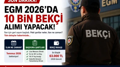 EGM 10 Bin Bekçi Alımı için 2026 Şartlar Neler?