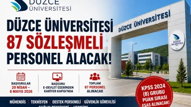 Düzce Üniversitesi Sözleşmeli Personel Alımı 2026 Başvuru Şartları