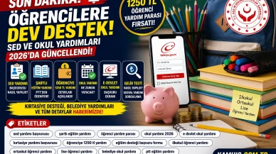 SED Yardımı 2026 Güncellendi İlkokul Ortaokul Lise Destekleri