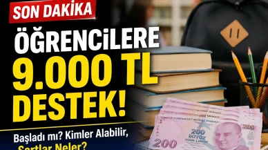 Öğrencilere 9.000 TL Destek Veriliyor mu? 2026 Eğitim Yardımları