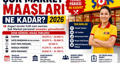 ŞOK Market Maaşları 2026 Kasiyer, Reyon Görevlisi, Müdür ve Part-Time Personel