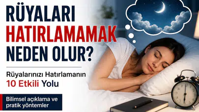 Rüyamda Gördüm Hatırlamıyorum Rüyaları Hatırlamamak Neden Olur?