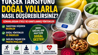 Yüksek Tansiyonu Ne Düşürür? Yüksek Tansiyona İyi Gelen Doğal Yöntemler