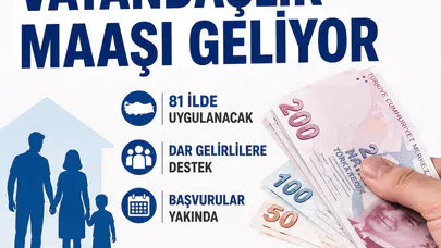 81 İlde Vatandaşlık Maaşı Dönemi Başlıyor! Dar Gelirlilere Düzenli Destek