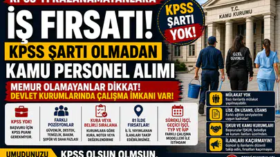KPSS’yi Kazanamayanlara İş Fırsatı! KPSS’siz Kamu Personeli Alımları Nasıl Yapılıyor?