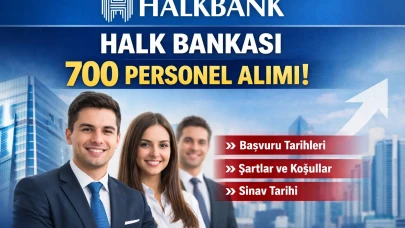 Halkbank 700 Personel Alımı Başladı Başvuru Tarihleri, Şartlar ve Sınav Detayları