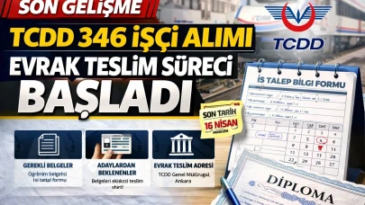 TCDD 346 İşci Alımı Başvuru Ve Şartları