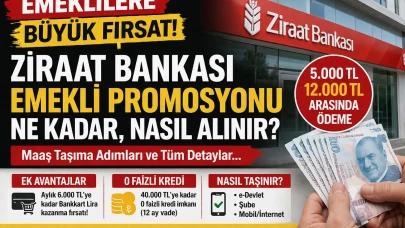 Ziraat Bankası Emekli Promosyonu 2026 Ne Kadar, Nasıl Alınır? Maaş Taşıma
