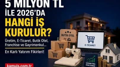 5 Milyon TL ile Yapılacak İş Fikirleri 2026 Yüksek Getirili Yatırım Rehberi