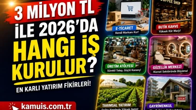 3 Milyon TL ile Yapılacak İş Fikirleri 2026 En Karlı Yatırım Alanları