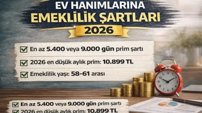 Ev Hanımlarına Emeklilik Şartları 2026 Kimler Yararlanabilir, Prim Ne Kadar, Nasıl Başvurulur?