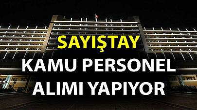 Sayıştay Kamu Personel Alımı Yapıyor