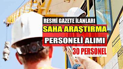 Saha Araştırma Personeli Başvuru Kılavuzu Yayımlandı! Şartlar Belli Oldu