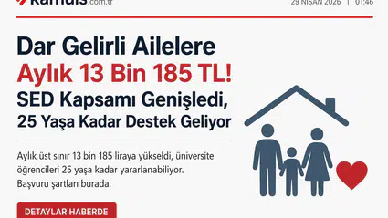 Dar Gelirli Ailelere 13.185 TL Devlet Desteği! SED Yardımı Genişledi, 25 Yaşına Kadar Ödeme