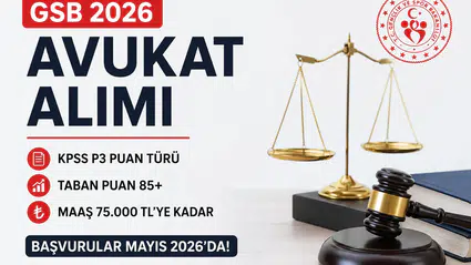 GSB 2026 Avukat Alımı Geliyor Şartlar, KPSS Puanı ve Maaşları