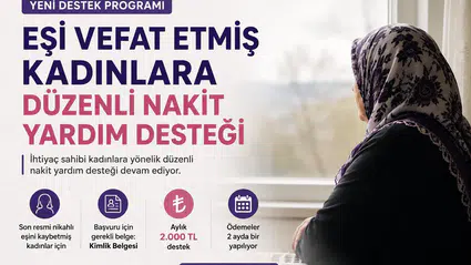 Eşi Vefat Etmiş Kadınlara Yardım 2026 Başvurusu Nasıl Yapılır? Şartlar