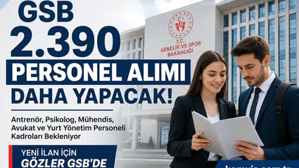 GSB 2.390 Personel Alımı Daha Yapacak mı? İşte Beklenen Kadrolar