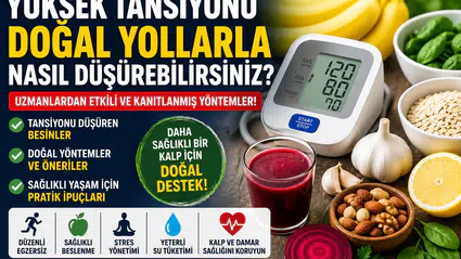 Yüksek Tansiyonu Ne Düşürür? Yüksek Tansiyona İyi Gelen Doğal Yöntemler