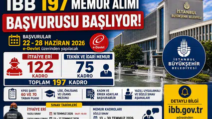 İBB 197 Memur Alımı İçin Başvurular Başlıyor! 122 İtfaiye Eri ve 75 Memur