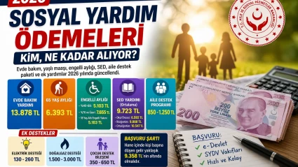 2026 Sosyal Yardım Ödemeleri Ne Kadar Oldu