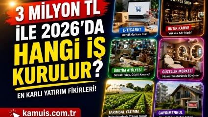 3 Milyon TL ile Yapılacak İş Fikirleri 2026 En Karlı Yatırım Alanları