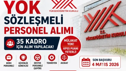 YÖK 2026 Sözleşmeli Personel Alımı Mülakatsız Yok KPSS ile Yerleştirme!