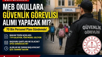 MEB Okullara Güvenlik Görevlisi Alımı Olacak mı?