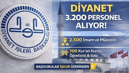 Diyanet 2500 İmam 700 Müezzin Personel Alımı Şartları Ve Detaylar