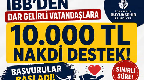 İBB 10 Bin TL Emekli Pazar Desteği Başvurusu 2026: Kimler Alabilir, Şartlar