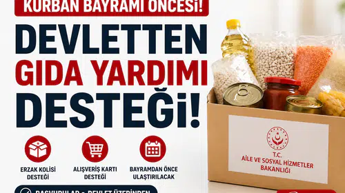 Kurban Bayramı Öncesi Devletten Gıda Yardımı Desteği: Başvurular Başladı