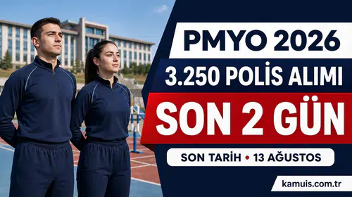 PMYO 3.250 Polis Alımı Başvurularında Son 2 Gün Saat 17.00’de Kapanacak