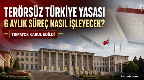 Terörsüz Türkiye Yasası TBMM’de Kabul Edildi 6 Aylık Süreç Nasıl İşleyecek?