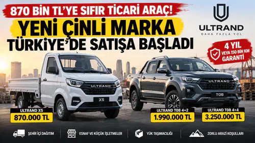 870 Bin TL’ye Sıfır Ticari Araç  Yeni Çinli Marka Türkiye Pazarına Girdi