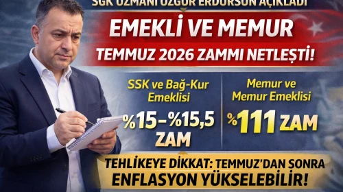 Bir Önceki Zammı Bilen Erdursun Emekli ve Memur Maaş Zammı Yorumu