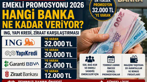 Emekli Promosyonu 2026 Hangi Banka Daha Fazla Promosyon Veriyor?