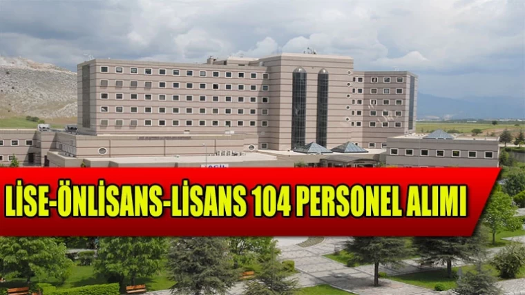 Süleyman Demirel Üniversitesi Lise, Önlisans ve Lisans Mezunu 104 Personel Alımı