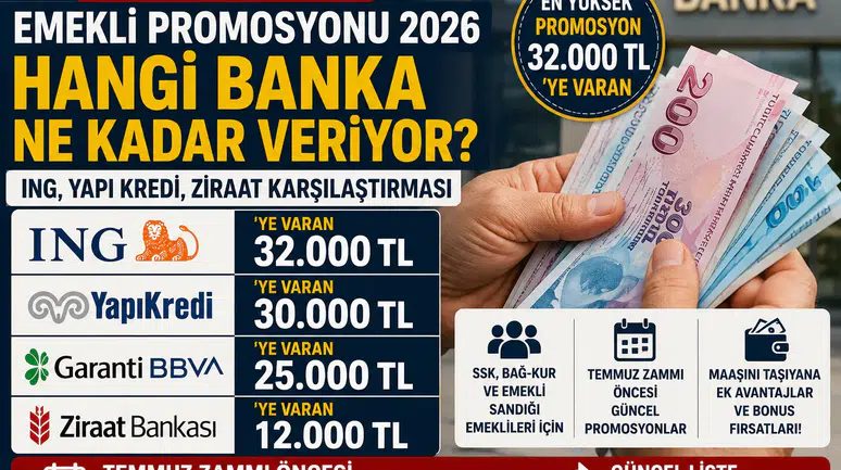 Emekli Promosyonu 2026 Hangi Banka Daha Fazla Promosyon Veriyor?