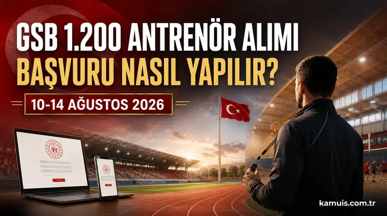 GSB 1.200 Antrenör Alımı Başvurusu Nasıl Yapılır? 11 Adımda Başvuru Rehberi