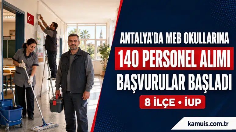 MEB Okullarına 140 Personel Alımı: Başvurular Başladı