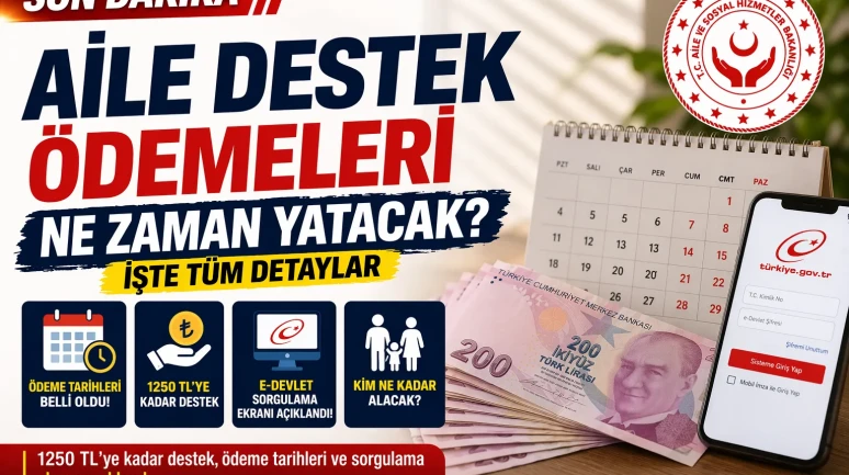 Sosyal Yardım Paraları 2026 Güncellendi Kim Ne Kadar Alıyor?Aile destek programı başvurusu Nasıl Yapılır