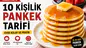 10 Kişilik Pankek Tarifi Nasıl Yapılır? Evde Kolay Tarif