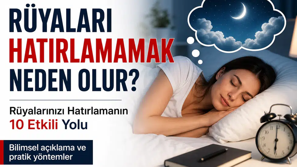 Rüyamda Gördüm Hatırlamıyorum Rüyaları Hatırlamamak Neden Olur?