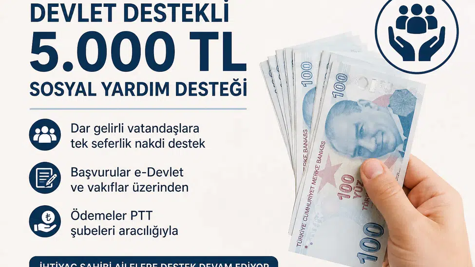 5000 TL Sosyal Yardım Desteği Nedir? Nasıl alınır?
