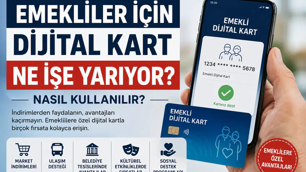Emekliler İçin Dijital Kart Nedir? Ne İşe Yarıyor, Nasıl Alınır?