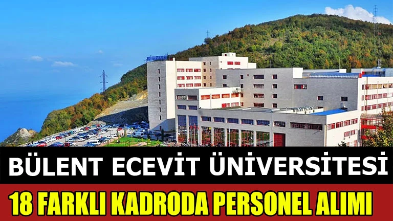 Bülent Ecevit Üniversitesi 18 Farklı Unvanda Sözleşmeli Personel Alımı